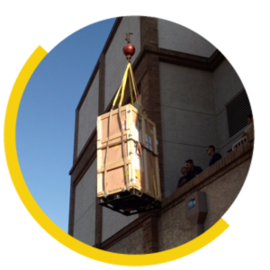 Crane Lifting Crate - American Western Distribution